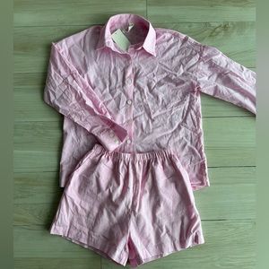 Pink commense set unworn with tags